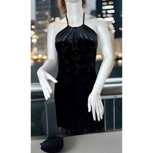 Aqua Blue Dress Y2K Womens S Babydoll Empire Sparkle Floral Black Whimsy Goth